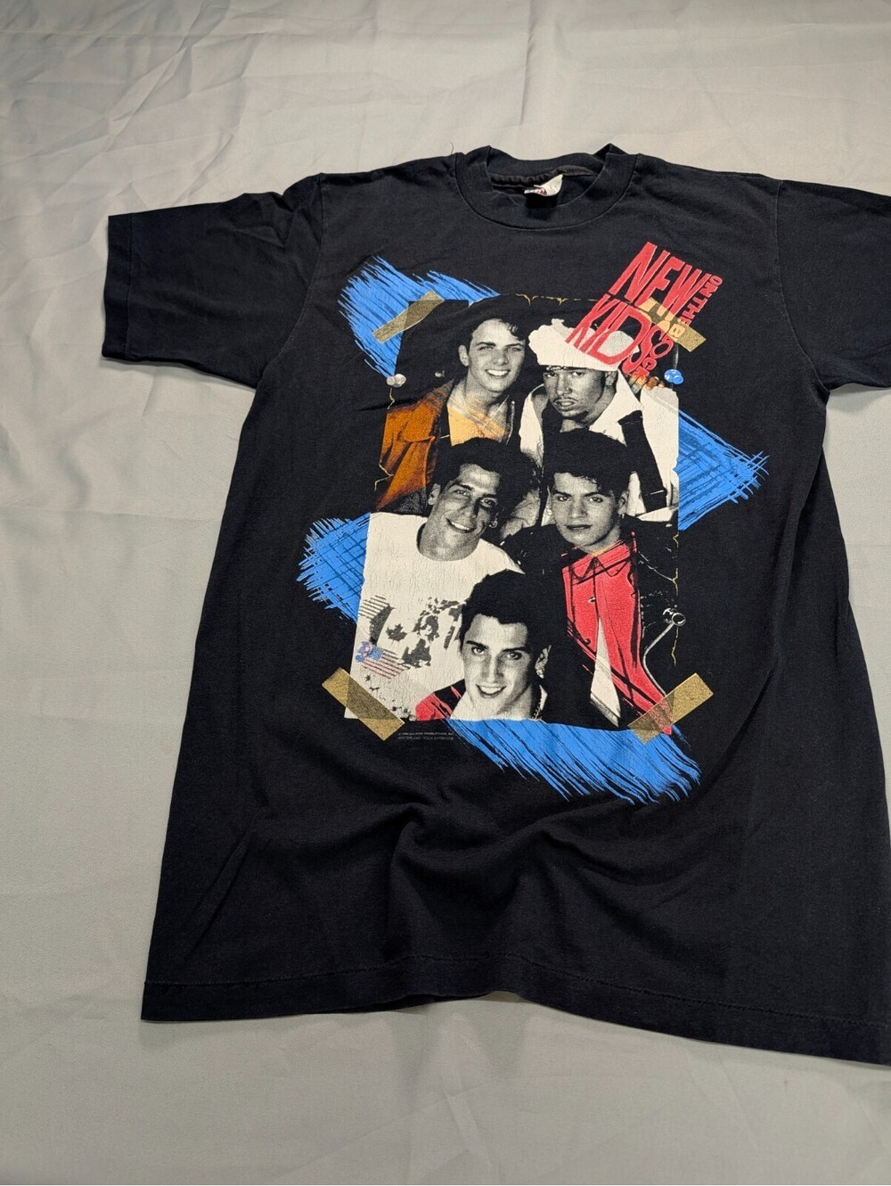 New Kids On The Block Shirt Vintage 1990 No More Games M